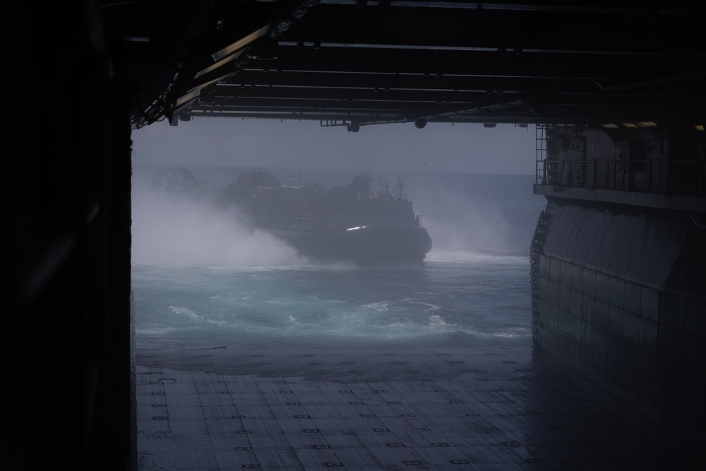 22nd MEU(SOC) | LCACs aboard USS Iwo Jima