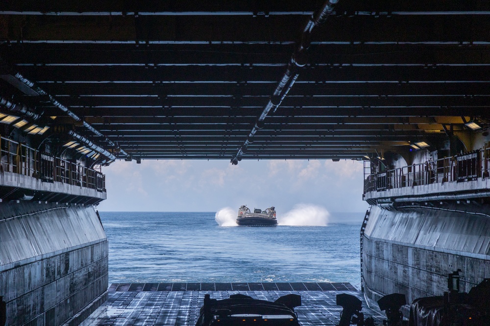 22nd MEU(SOC) | LCACs aboard USS Iwo Jima