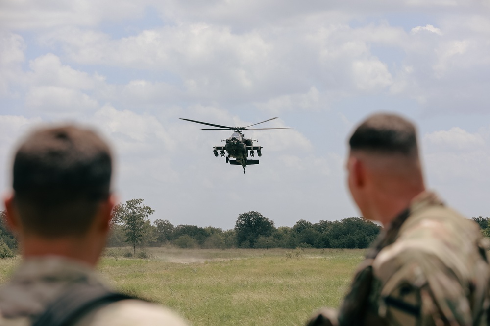 1st Cavalry Division Commander takes flight with 1st Air Cavalry Brigade