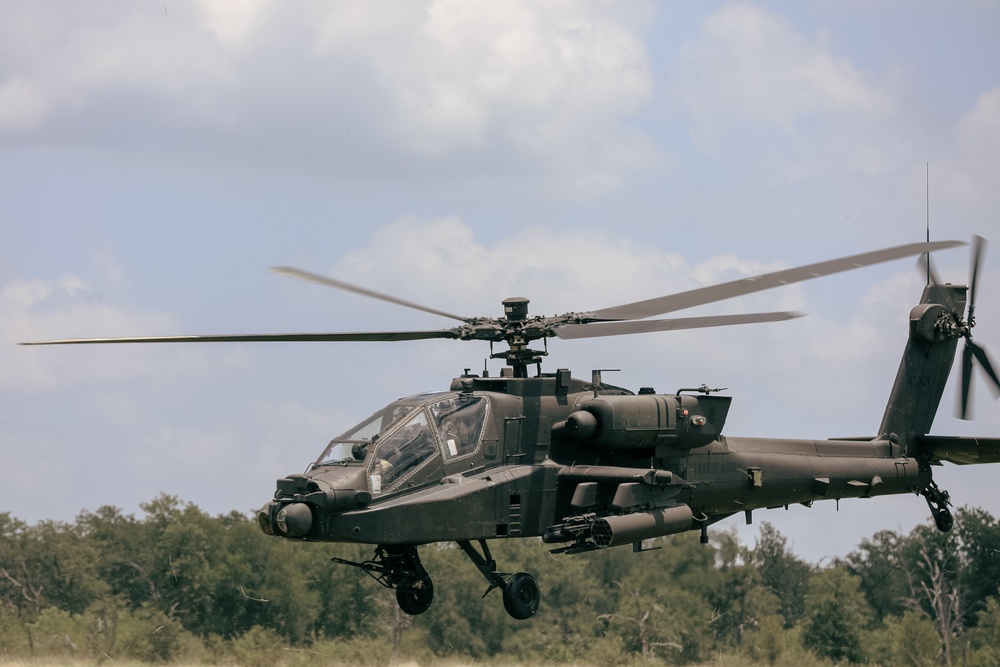 1st Cavalry Division Commander takes flight with 1st Air Cavalry Brigade