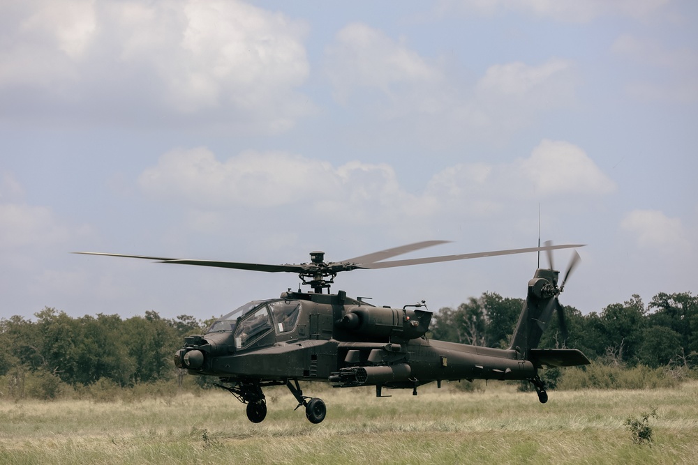1st Cavalry Division Commander takes flight with 1st Air Cavalry Brigade