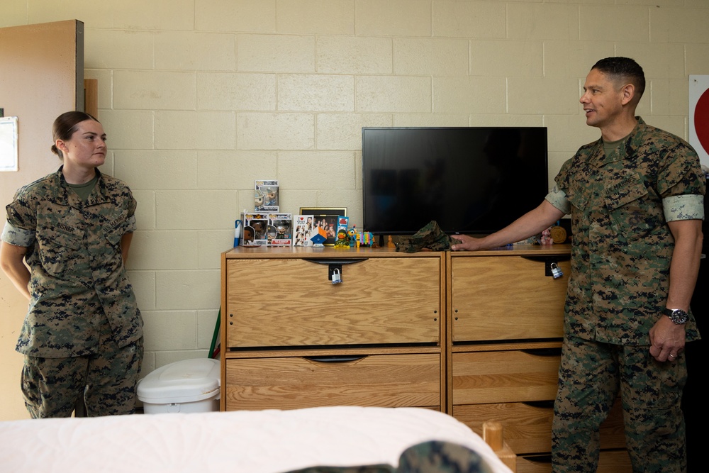 20th Sergeant Major of the Marine Corps Sgt. Maj. Carlos A. Ruiz Visits MCBH
