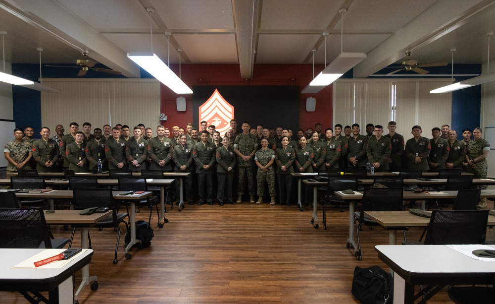 20th Sergeant Major of the Marine Corps Sgt. Maj. Carlos A. Ruiz Visits MCBH