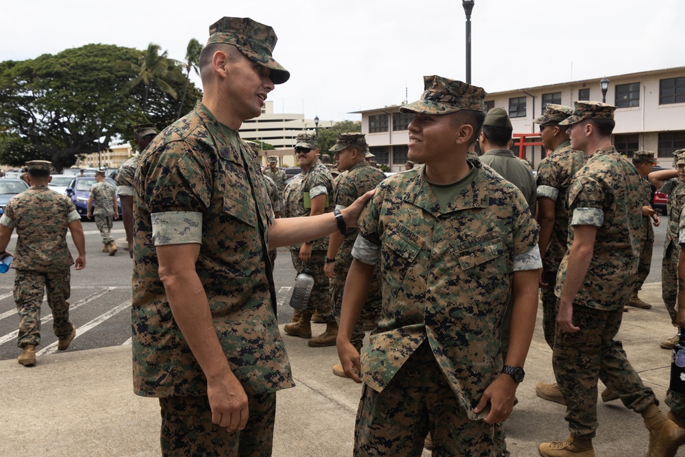 20th Sergeant Major of the Marine Corps Sgt. Maj. Carlos A. Ruiz Visits MCBH