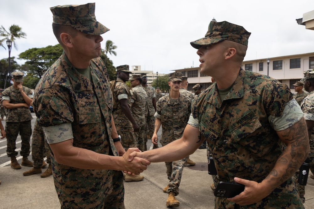 20th Sergeant Major of the Marine Corps Sgt. Maj. Carlos A. Ruiz Visits MCBH