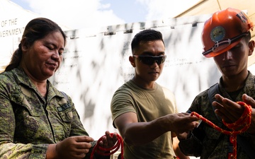 The Hawaii National Guard conducts Urban Rescue training during Pacific Partnership 2025 in Virac, Philippines
