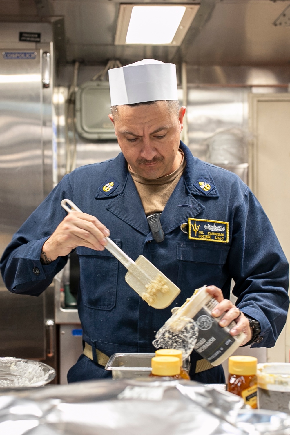 USS Tripoli’s Culinary Specialists Serve Brunch