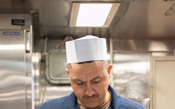USS Tripoli’s Culinary Specialists Serve Brunch