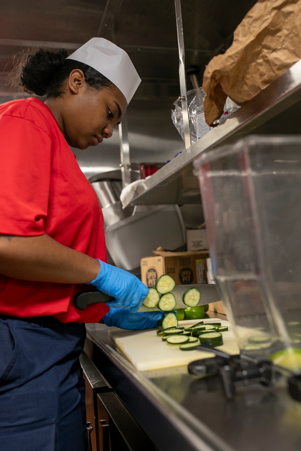 USS Tripoli’s Culinary Specialists Serve Brunch