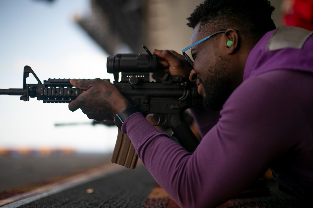 Gun Shoot Aboard USS Tripoli