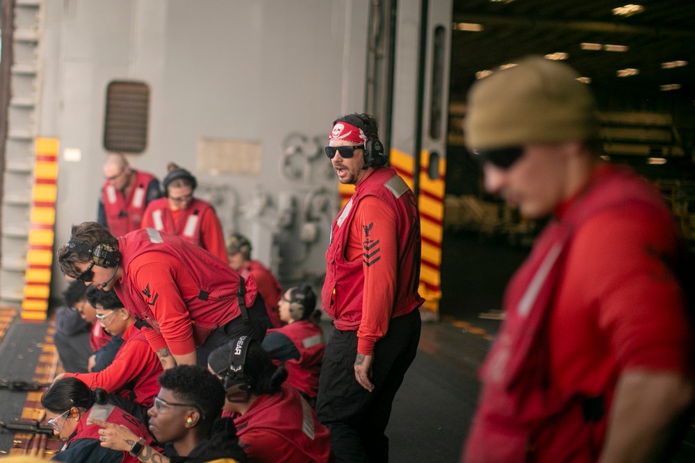 Gun Shoot Aboard USS Tripoli