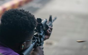 Gun Shoot Aboard USS Tripoli