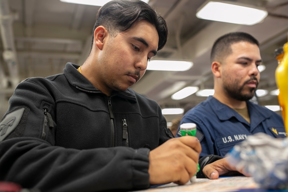 USS Tripoli MWR and the SCPOA Host Bingo and Ice Cream Social