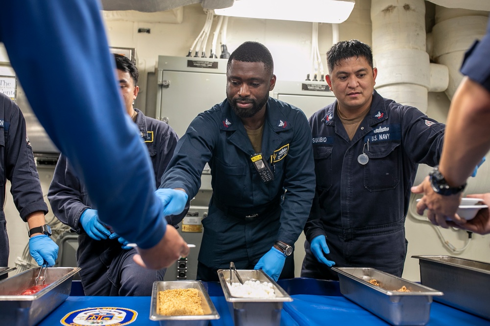 USS Tripoli MWR and the SCPOA Host Bingo and Ice Cream Social