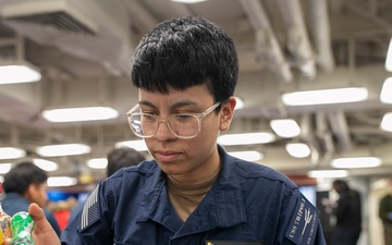 USS Tripoli MWR and the SCPOA Host Bingo and Ice Cream Social