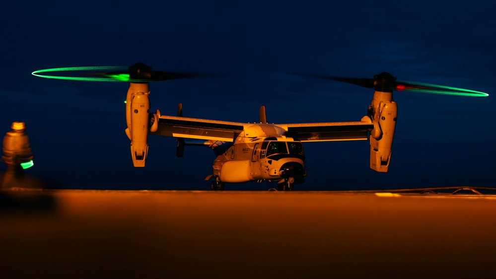 George Washington Conducts Flight Operations