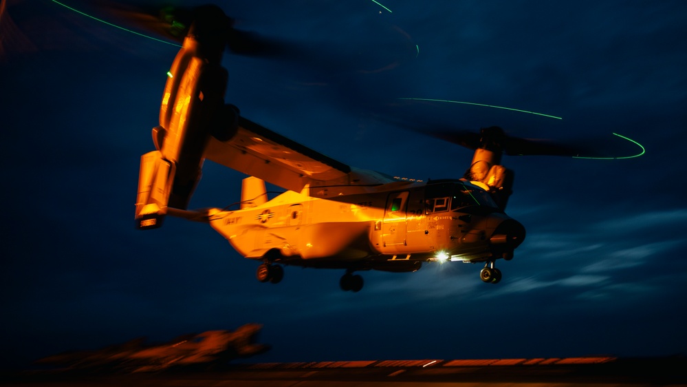 George Washington Conducts Flight Operations