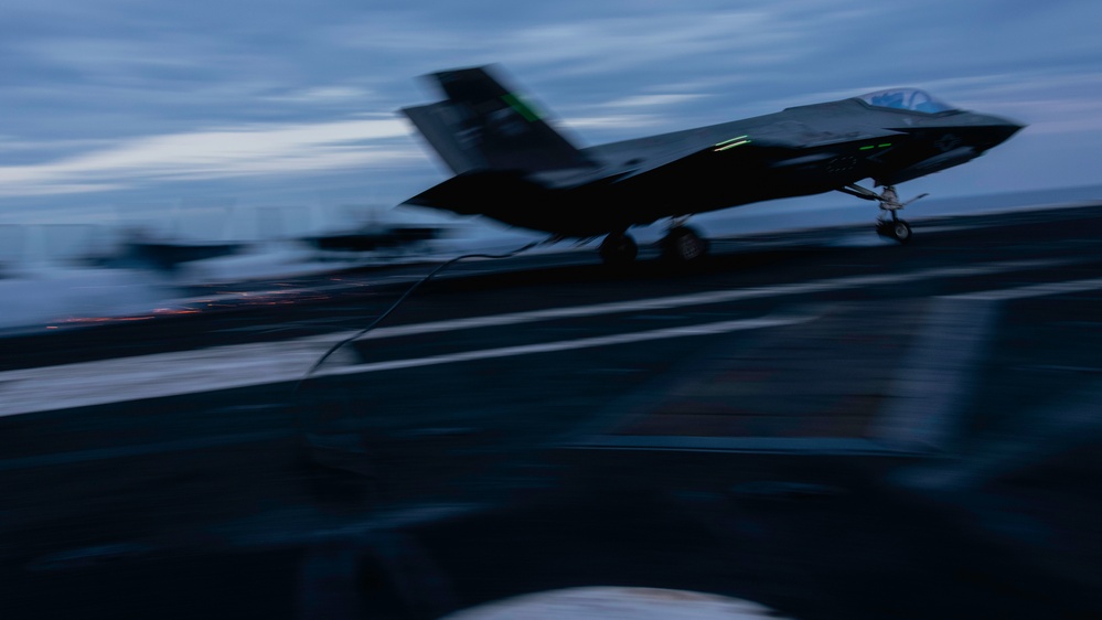 George Washington Conducts Flight Operations