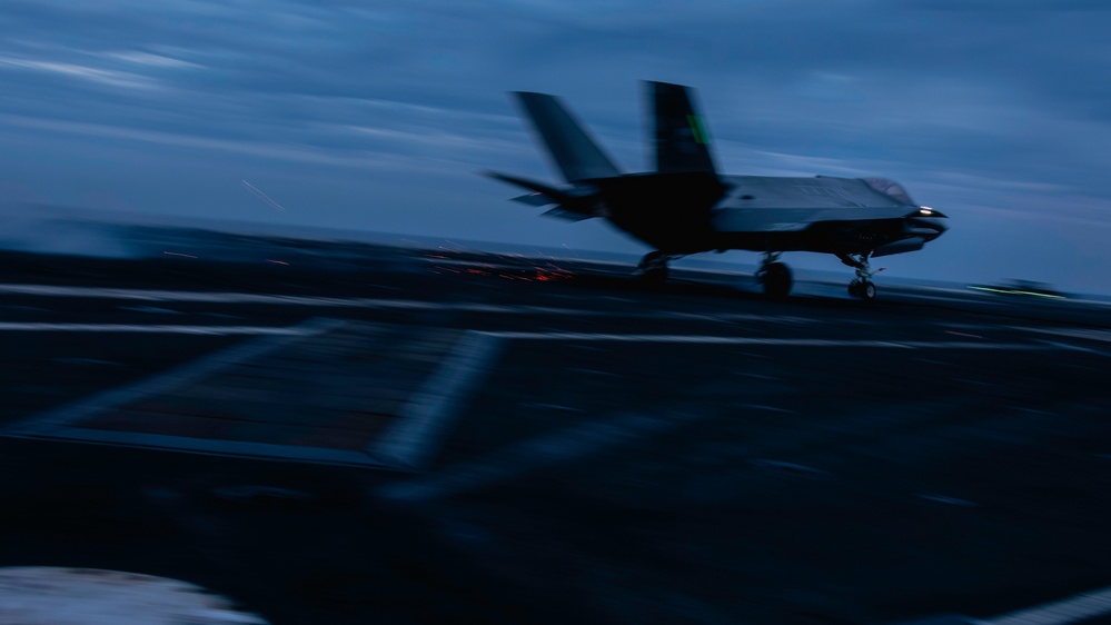 George Washington Conducts Flight Operations