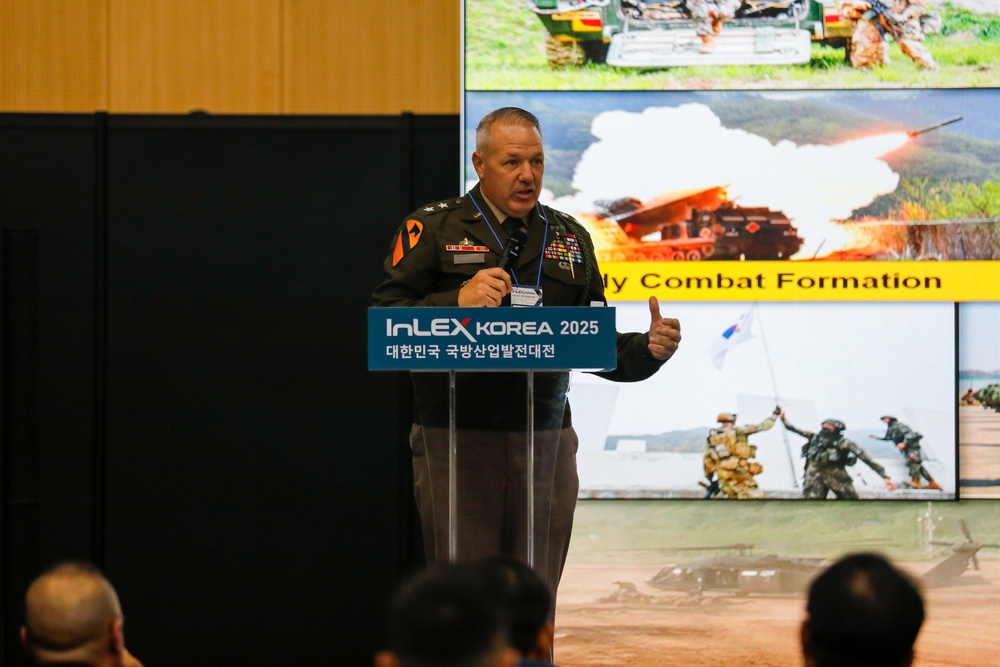 Maj.  General Charles Lombardo Attends InLex in Daejeon, South Korea.