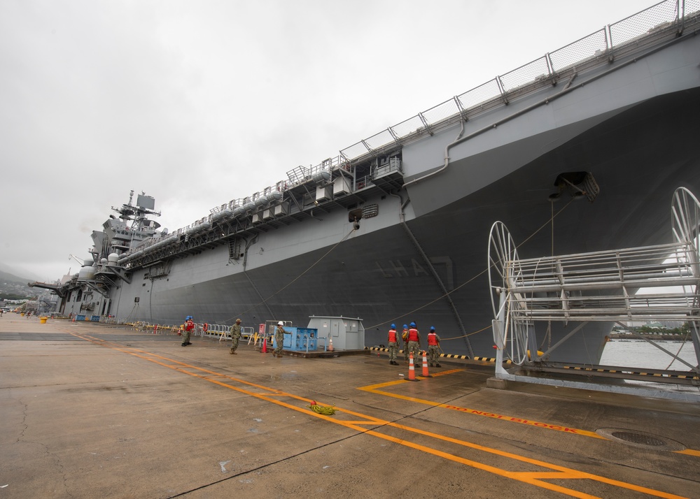 USS Tripoli (LHA 7) Arrives at CFAS