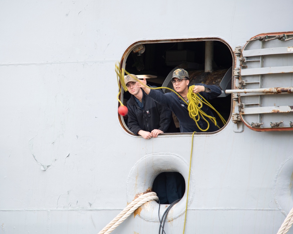 USS Tripoli (LHA 7) Arrives at CFAS
