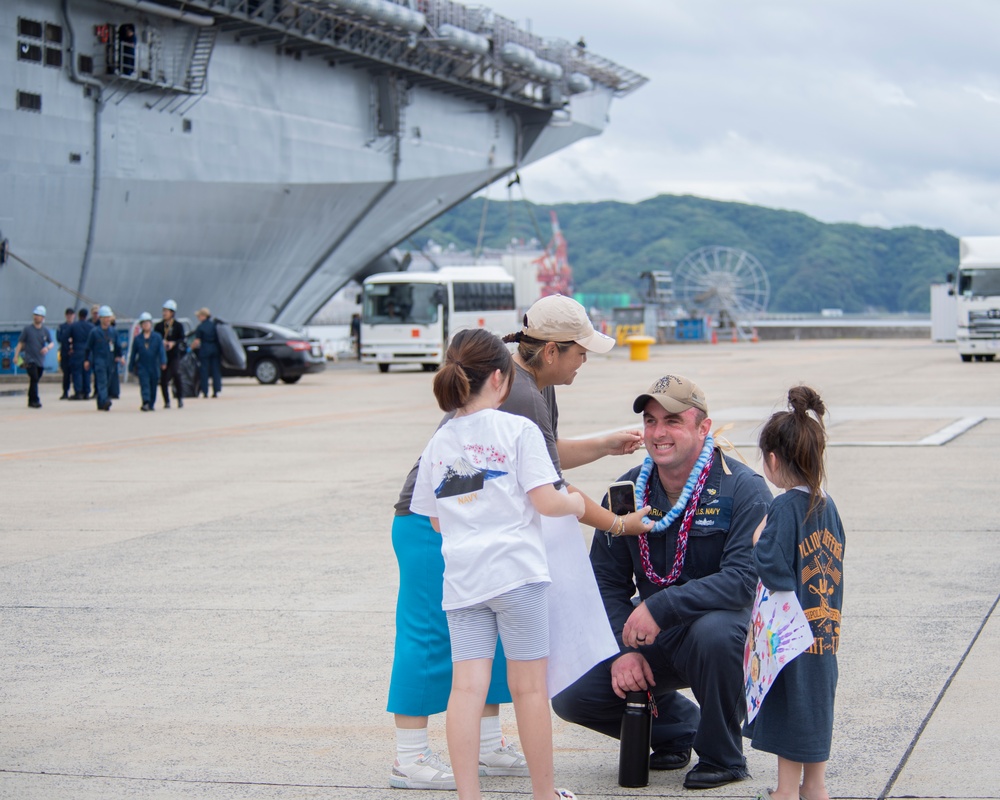 USS Tripoli (LHA 7) Arrives at CFAS
