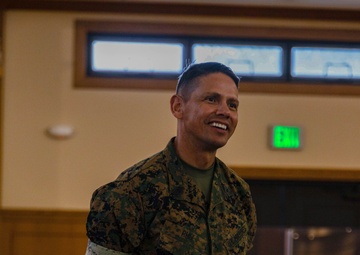 20th Sergeant Major of the Marine Corps Sgt. Maj. Carlos A. Ruiz Speaks to Senior Enlisted