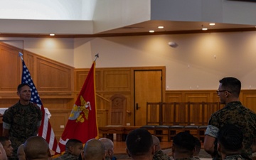 20th Sergeant Major of the Marine Corps Sgt. Maj. Carlos A. Ruiz Speaks to Senior Enlisted
