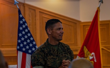 20th Sergeant Major of the Marine Corps Sgt. Maj. Carlos A. Ruiz Speaks to Senior Enlisted