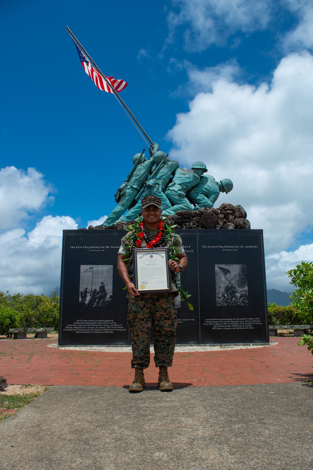 Gunnery Sergeant Froylan Ceja Frocked to First Sergeant