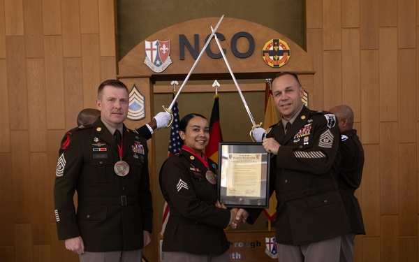 21st TSC Sgt. Morales Club Ceremony