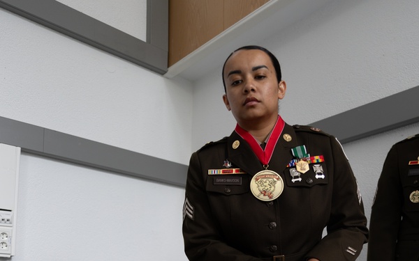 21st TSC Sgt. Morales Club Ceremony