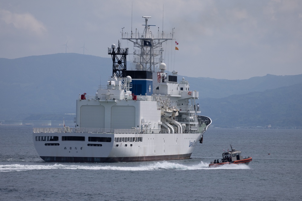 USCG Cutter Stratton (WMSL 752) conducts trilateral engagements with Japan Coast Guard and Philippine Coast Guard in Kagoshima, Japan