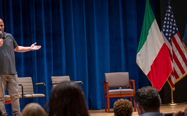 1 Degree of Separation Performs onboard NSA Naples