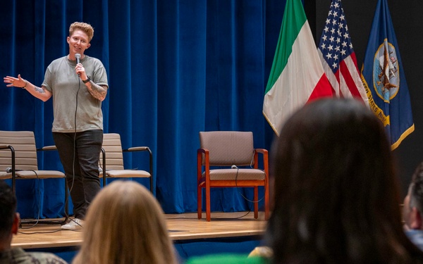 1 Degree of Separation Performs onboard NSA Naples