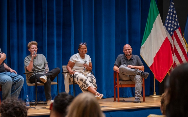 1 Degree of Separation Performs onboard NSA Naples