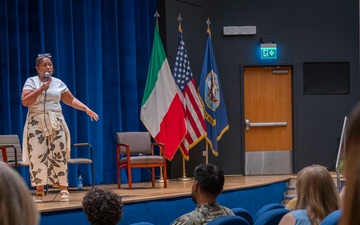 1 Degree of Separation Performs onboard NSA Naples