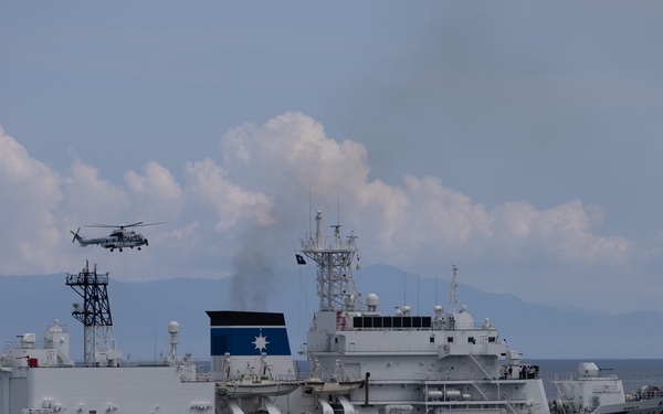 USCG Cutter Stratton (WMSL 752) conducts trilateral engagements with Japan Coast Guard and Philippine Coast Guard in Kagoshima, Japan