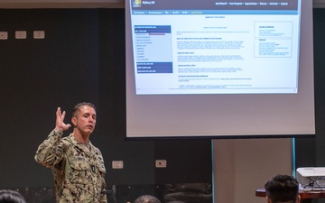 Chief Warrant Officer/Line Duty Officer Brief on NAS Sigonella