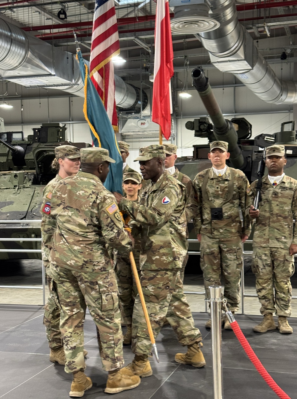 AFSBn-Poland changes leadership at the Army’s newest, most modern APS worksite