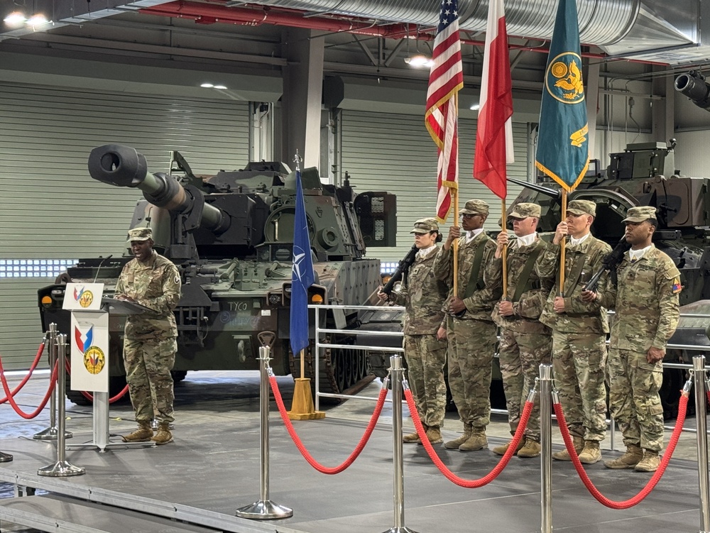 AFSBn-Poland changes leadership at the Army’s newest, most modern APS worksite