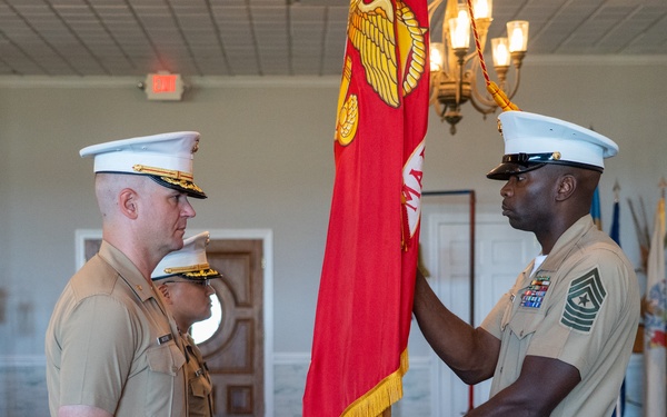Recruiting Station Jacksonville Change of Command Ceremony