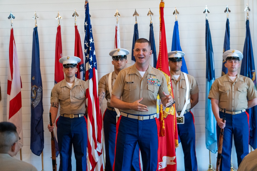 Recruiting Station Jacksonville Change of Command Ceremony
