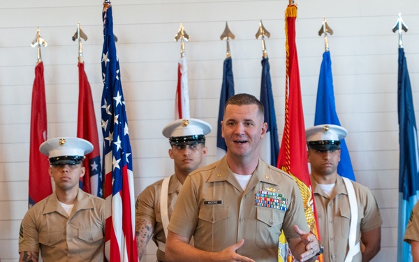 Recruiting Station Jacksonville Change of Command Ceremony