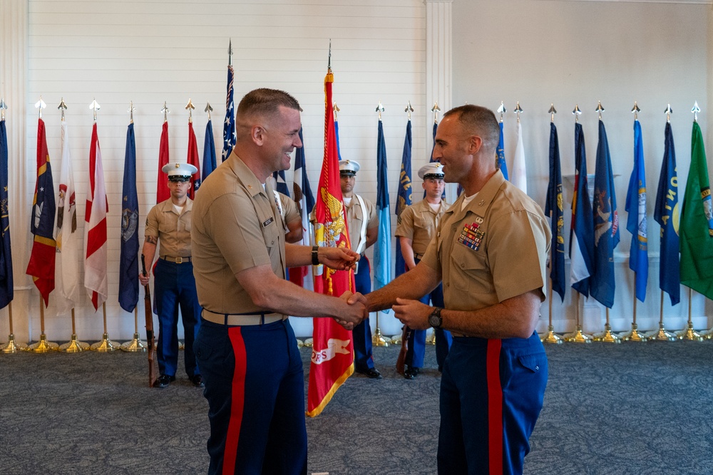 Recruiting Station Jacksonville Change of Command Ceremony