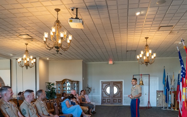 Recruiting Station Jacksonville Change of Command Ceremony