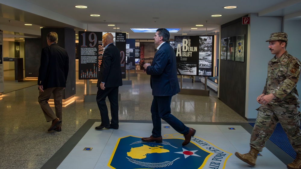 CODEL representatives engage with USAFE-AFAFRICA members, mission