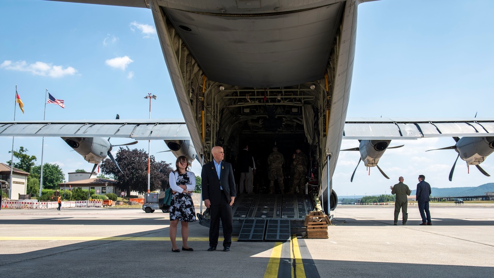CODEL representatives engage with USAFE-AFAFRICA members, mission