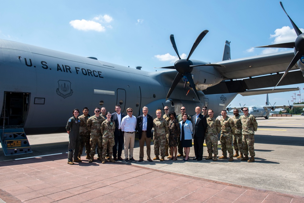 CODEL representatives engage with USAFE-AFAFRICA members, mission